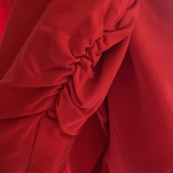 3/4 ruched sleeves blazer - Picture 3 of 3